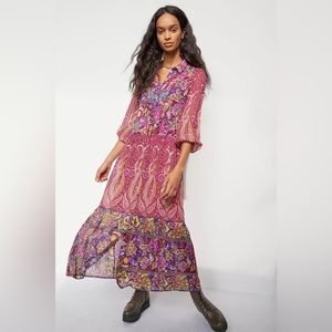 Anthropologie Nikole Maxi Shirtdress S